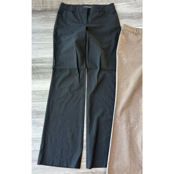 Express Editor Dress Pants Lot Size 4L Black Brown - Picture 3 of 9